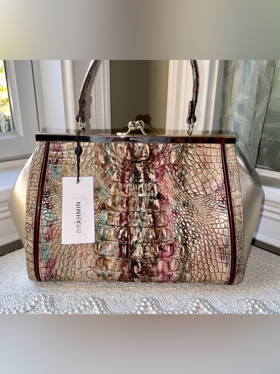 Brahmin Handbags - NWT Brahmin Leather JULIETTE Top Handle Bag in Amethyst Celestine